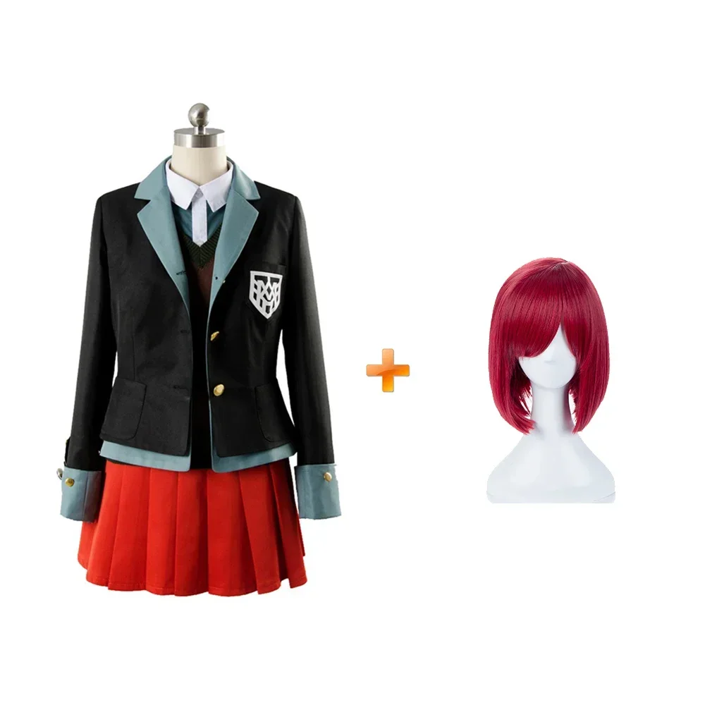 

Ролевая форма, новый костюм Danganronpa 3 Yumeno Himiko для косплея, школьная форма для девочек, женский наряд, юбка на Хэллоуин, костюм Jacke