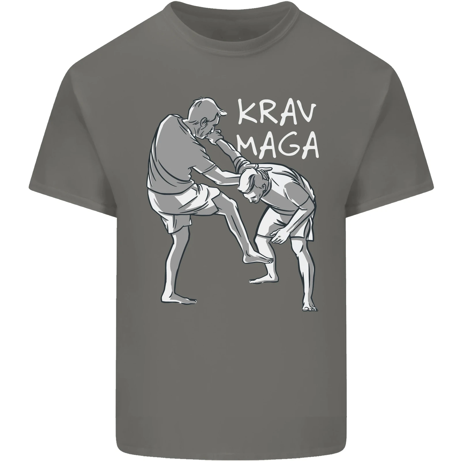 Krav Maga Mixed Martial Arts MMA Fighting Mens Cotton T-Shirt Tee Top Men\'s 100% Cotton Casual T-shirts Loose Top Size S-3XL