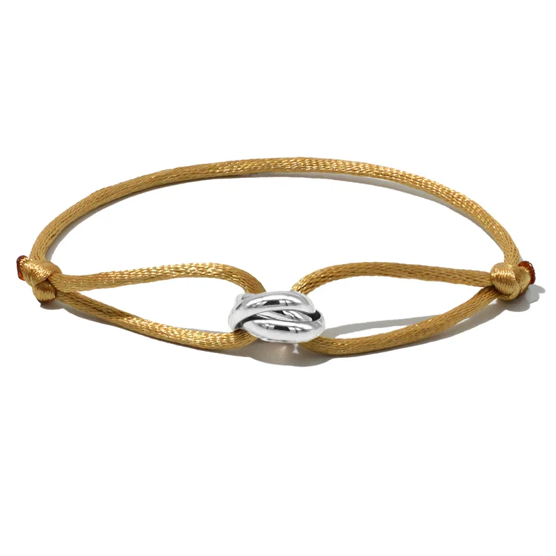 Zalman Großhandel GDS888 Luxus-Unisex-Armband 3, Metallschnalle, Handkette, verstellbar, Herren-Seil-Armband für Frauen, Schmuck, Geschenke