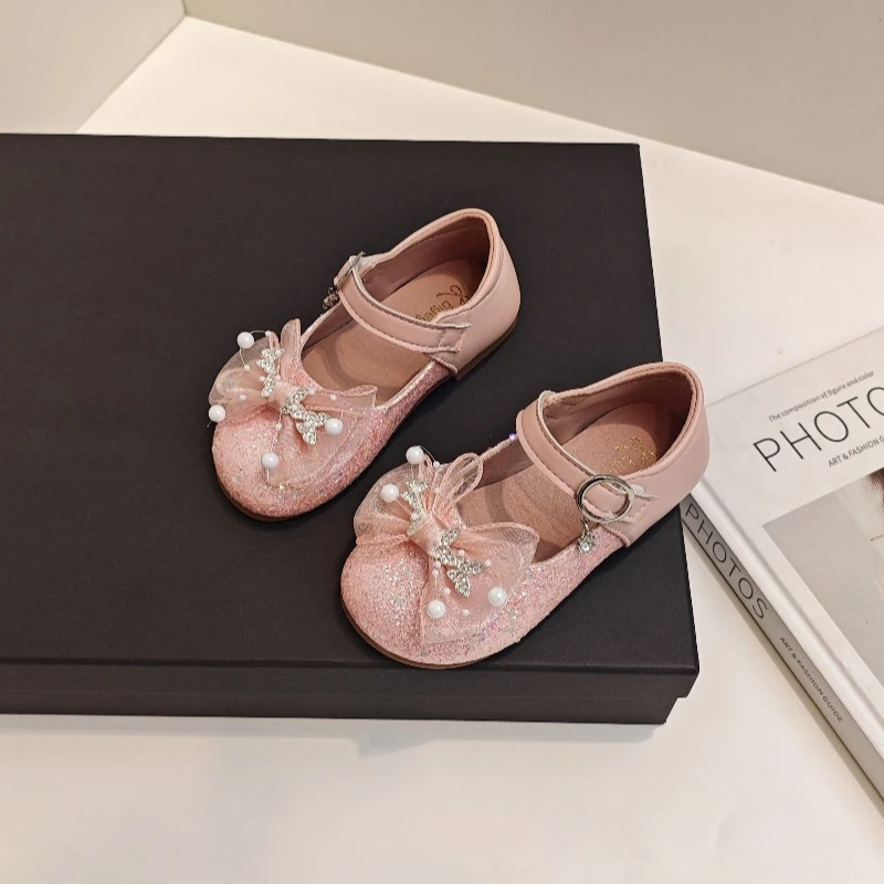 حذاء فردي بسيط وبسيط من الأسفل للفتيات لربيع وخريف موضة جديدة أحذية الأميرة الشعبية متعددة الاستخدامات للأطفال #6