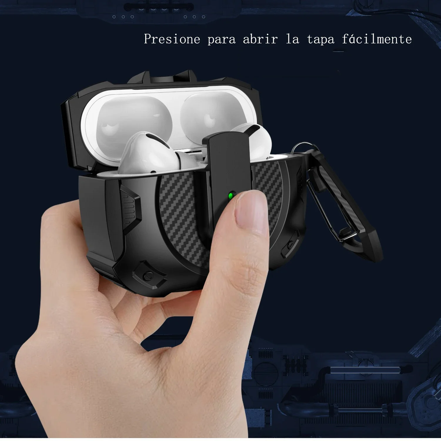 Air Pro Earphone Storage Box Multi Functional Earphone Protective Cover Switch Buckle Protective Case Inclusive