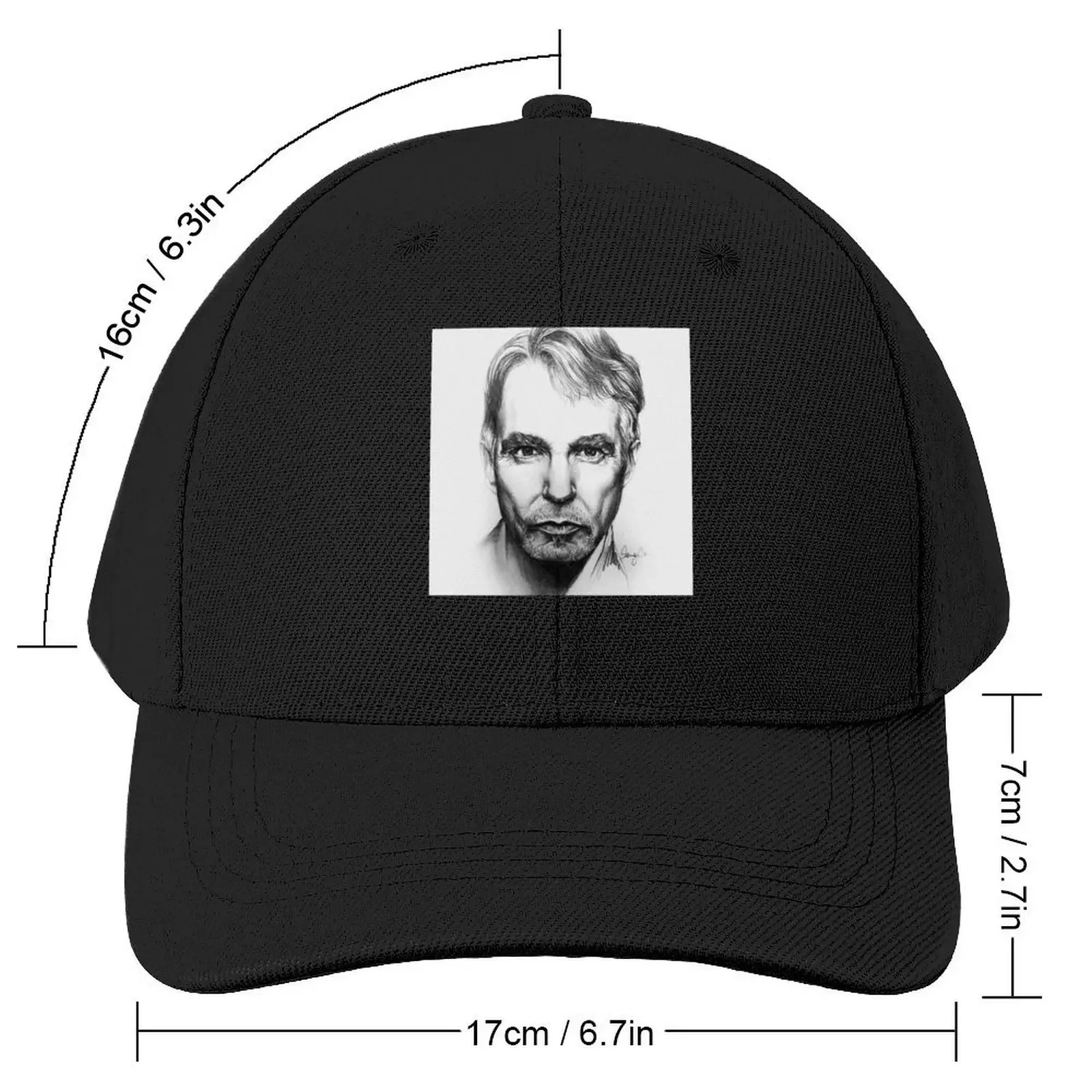 Billy Bob Thornton in no. 2 Pencil drawing Baseball Cap Golf Cap Fluffy Hat Golf Hat Man For The Sun Women Men's