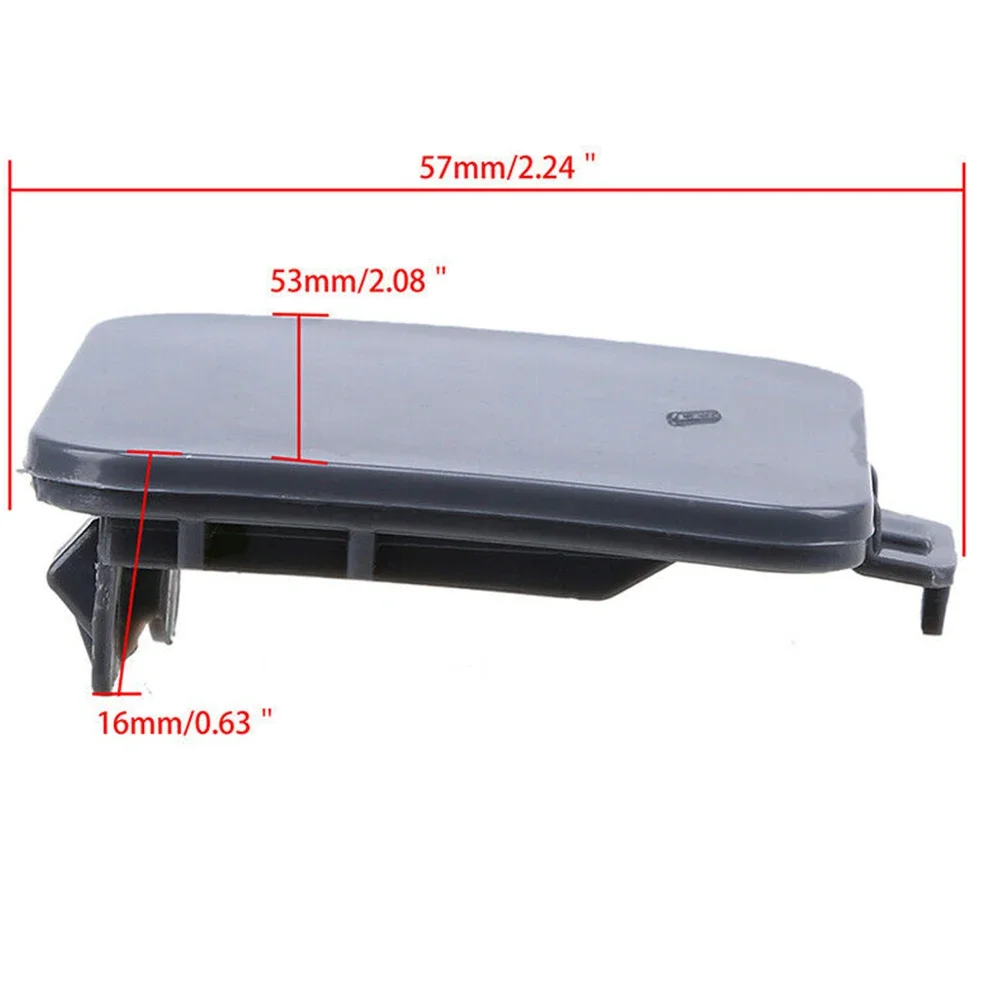 Front Bumper Tow Hook Cap Cover For BMW Pre-LCI 04-07 E60 E61 5 Series X3 03-10 Tow Eye Cap Trailer Traction Cover Clamshell