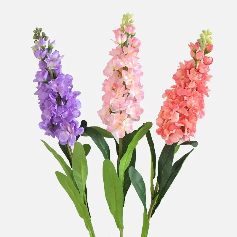 80CM Violet Artificial Flower Hotel Living Room Decoration Silk Flower Bedroom Wedding Flower Arrangement Swallow Grass