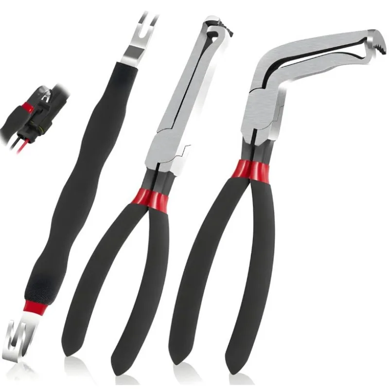 

Электрические клещи для отъединения, набор плоскогубцев для автомобилей, зажим для труб, инструменты для отъединения автомобильных шлангов для заглушек в стиле Push Tab