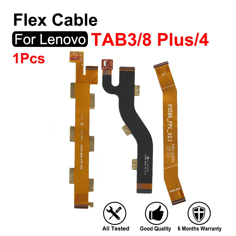 Flex Cable For Lenovo TAB3 8 Plus TB-8703 703F 850F TAB4 8504 LCD Display Connected FPC Motherboard Flex Replacement