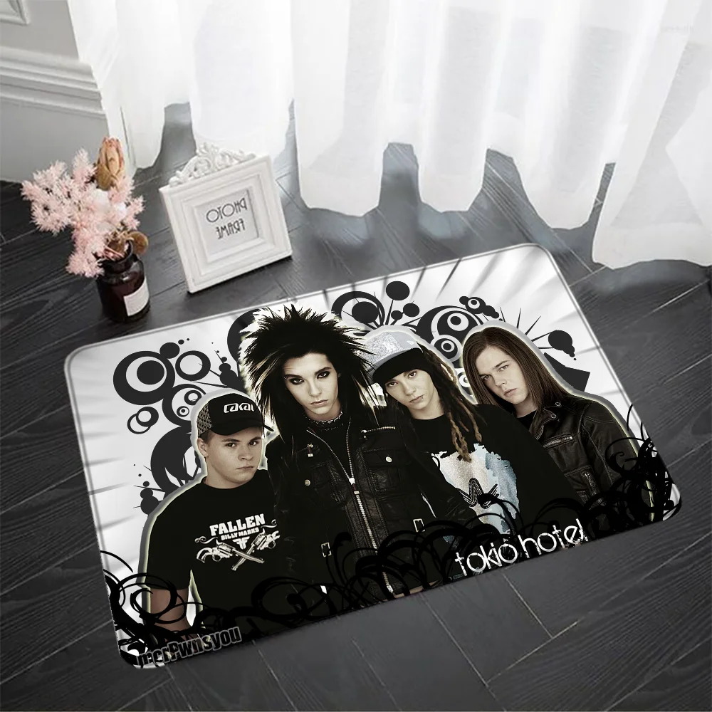 Living Room Mat Tokio Hotel Sega Prayer Rug Bath Mats Entrance Carpets Custom Home Rugs Foot Kitchen Bathroom Doormat Floor Cute