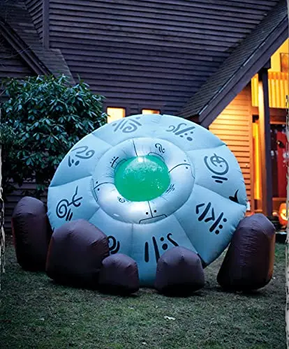 at Party City Crashed UFO Inflatable Décor, 10 Feet
