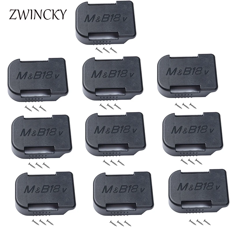 ZWINCKY Tools Power Battery Mounts Storage Stand Holder Battery Hold Shelf Rack Storage Case for Makita 18V 14.4V For Bosch