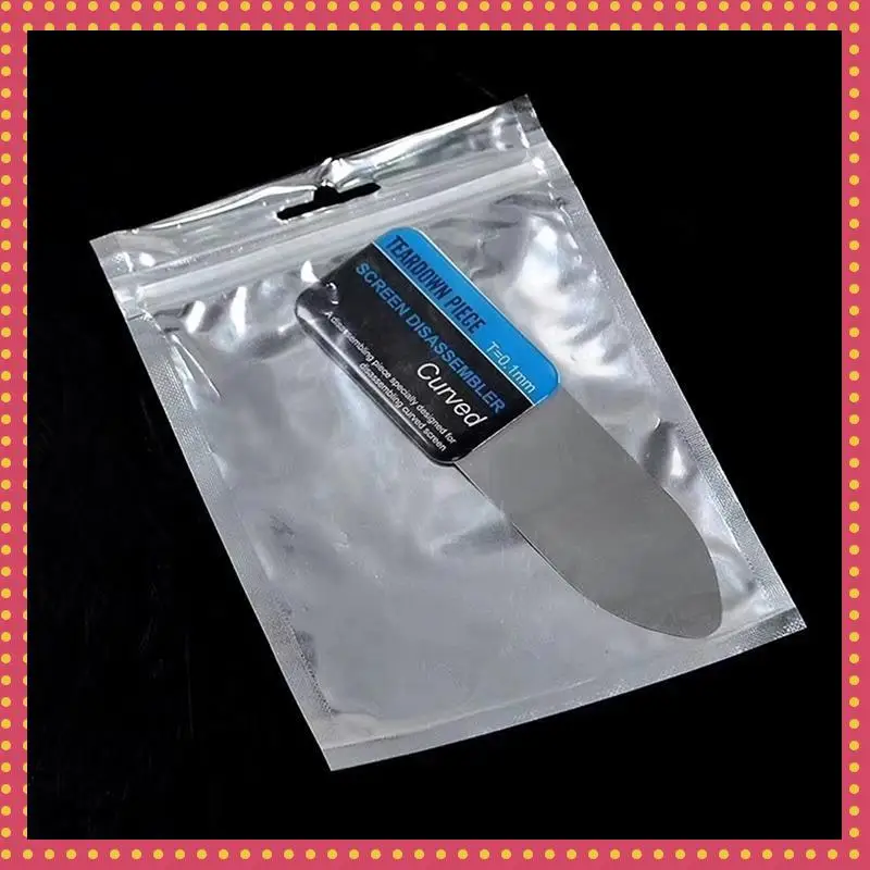 

B74A 15Pcs Mobile Phone Curved LCD Screen Spudger Opening Pry Card Tools Ultra Thin Flexible Mobile Phone Disassemble
