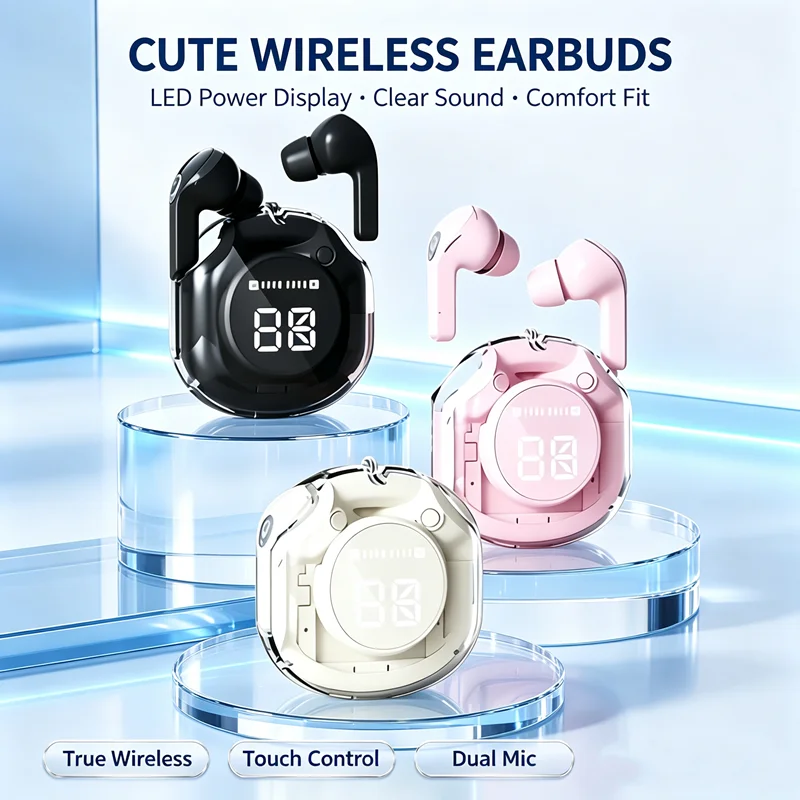 NEW TWS Wireless Earphone Bluetooth 5.3 Headphones Sport Gaming Headsets Noise Reduction Earbuds Bass for smartphones