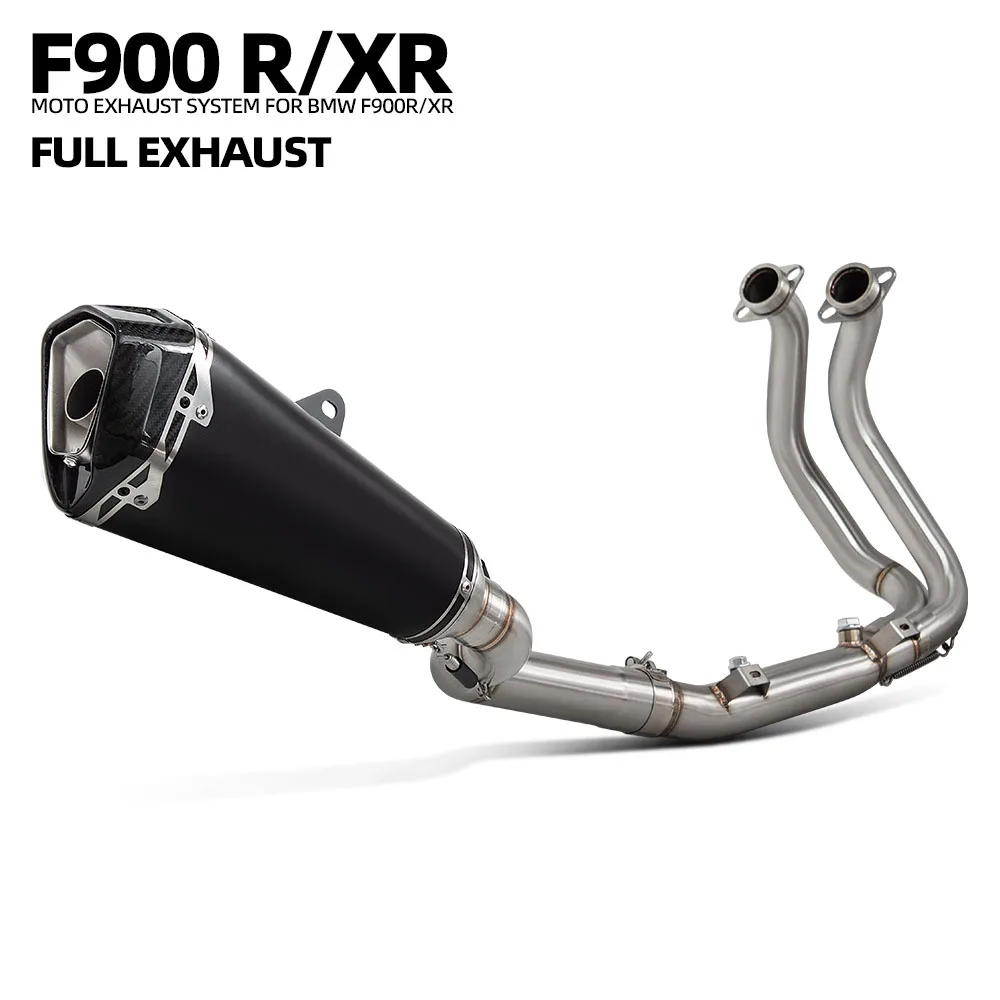Motorcycle Escape Full System Modify For BMW F900 F900R F900XR 2020-2024 Exhaust Header Tube Delta Race Muffler with DB Killer