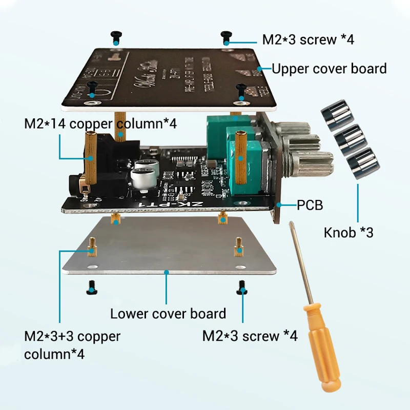 بلوتوث 5.0 الصوت جهاز فك رموز جهاز الاستقبال ستيريو لهجة مجلس حجم تحكم ثلاثة أضعاف باس نغمي preamp مقبض ل مكبر للصوت