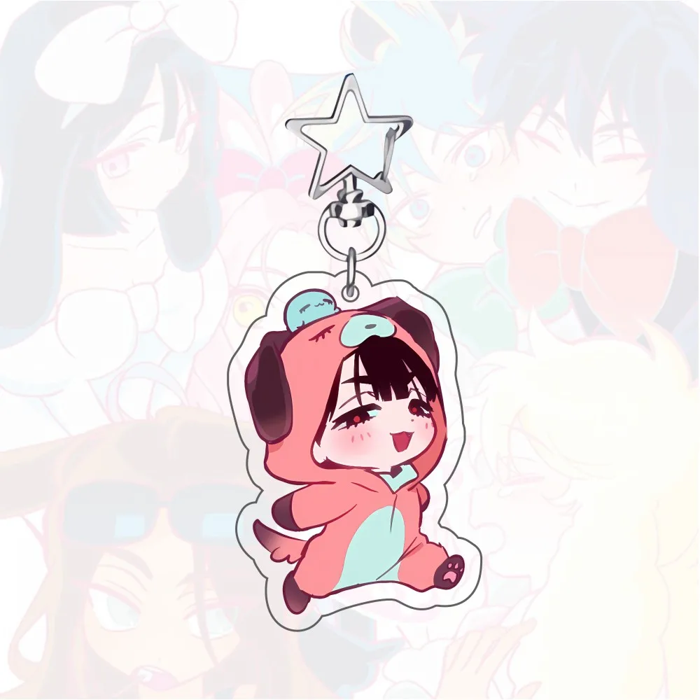 أنيمي الغريبة المرحلة سلاسل المفاتيح قلادة سيارة مفتاح سلسلة الاكريليك حامل MIZI SUA TILL IVAN HYUNA LUKA المشجعين الهدايا تأثيري اكسسوارات