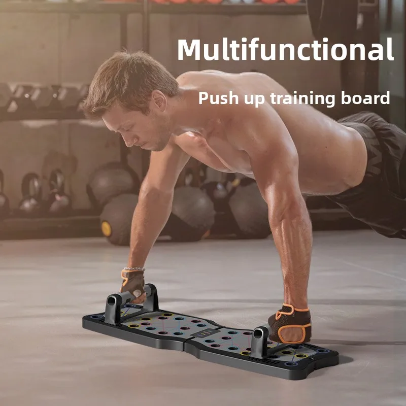 Multi-function Foldable Push-up Bench & Plank Training Assistant Stand Training Board for Home Use