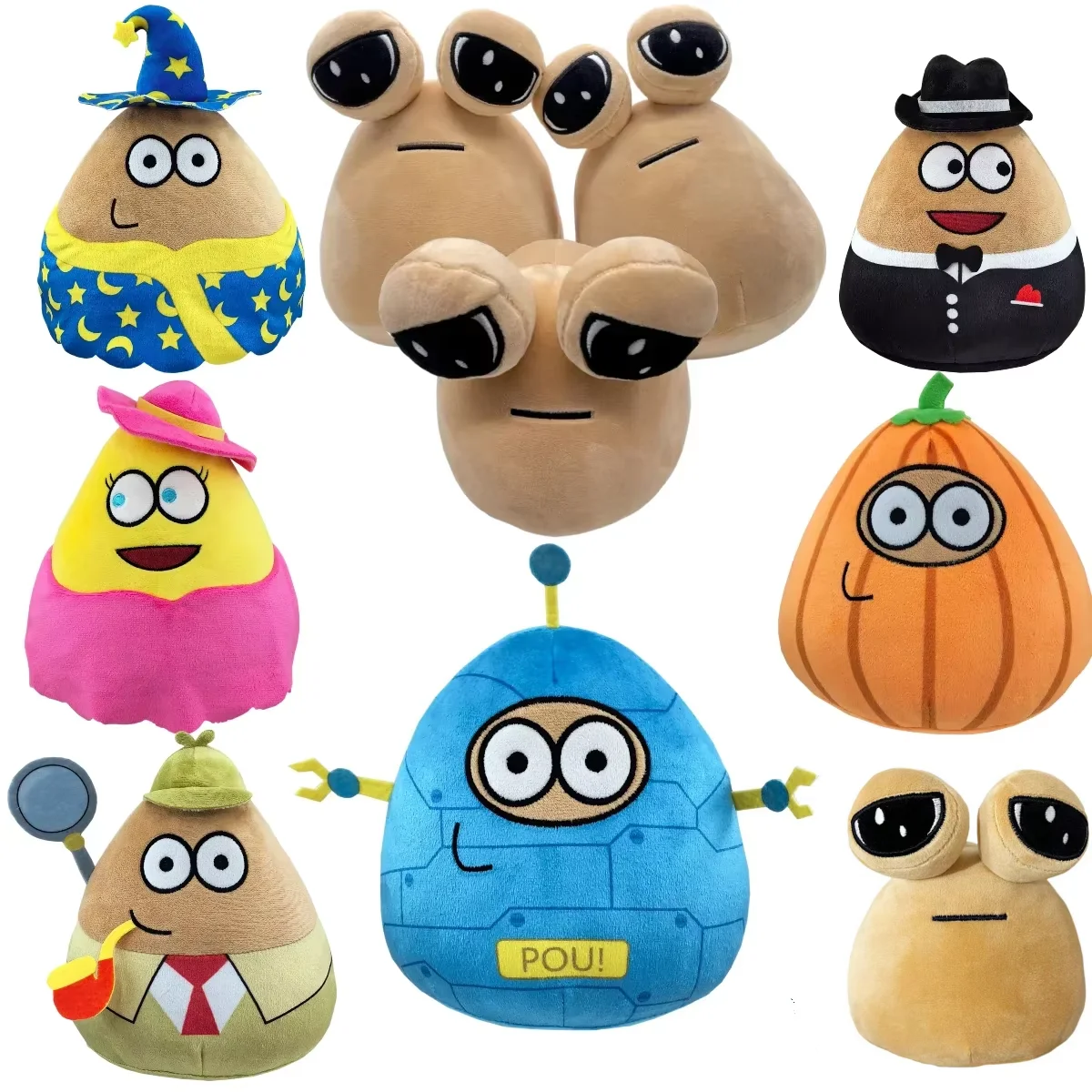 

Hot Games My Pet Alien Doll Pou Plush Toys Cute Alien Pet Dolls Cute Pou Stuffed Toys Soft Pillows Plush Animals Gift Toys for K