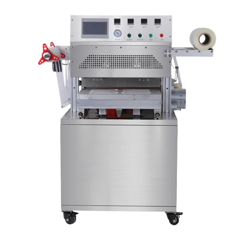 Modified atmosphere fresh-keeping box sealing machine, nitrogen-filled fresh-keeping lunch box sealing machine, commercial autom