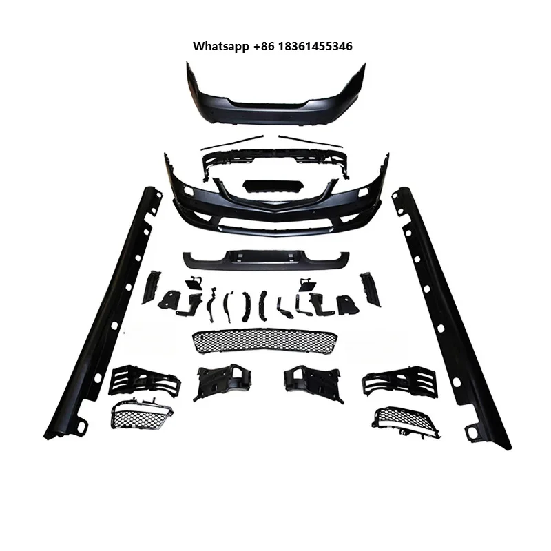 

Complete Body Kit Front Rear Bumper for S Class W221 S65 2007-2012 Old to New Model Upgrade