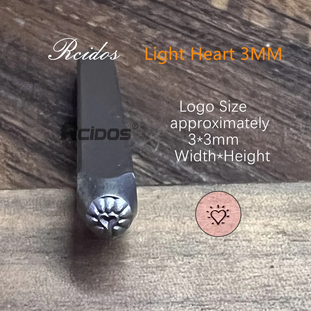 RCIDOS Sparkle /Sunshine Design 3mm Metal Jewelry Design Stamps,DIY Bracelet/jewelry symbols steel stamp