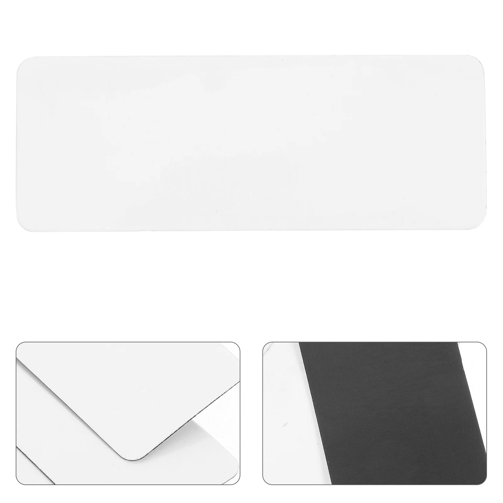 

50Pcs Magnetic Dry Wipe Labels Reusable Writable Magnets for Office Classroom Whiteboards Fridge Storage Dry Erase Name Tags