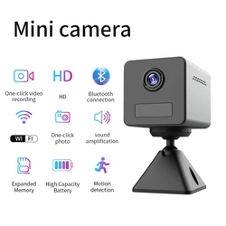 High quality 1296P WiFi mini camera, action camera,motion detection, smart home camera - sleep standby, remote wake-up