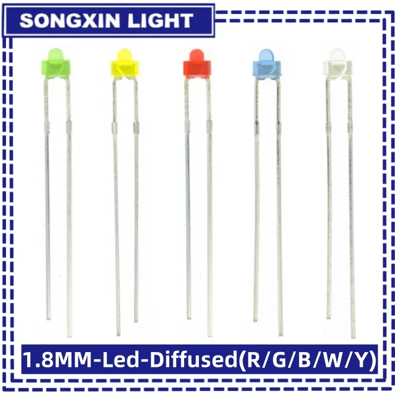 10PCS 1.8 Mm Led Di…