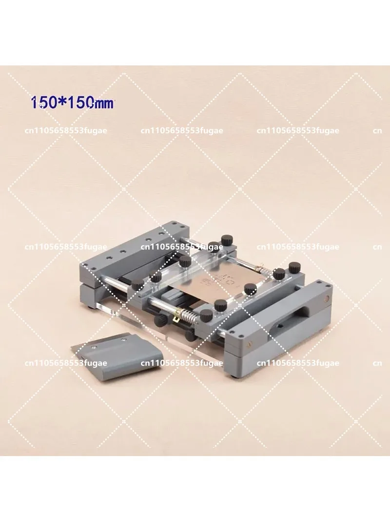 

Desktop Screen Printing Machine 150/250MM Manual PCB Stencil Printer Precision Alignment for Solder Paste