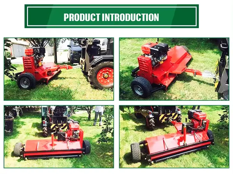 High Quality Agricultural Machinery Bar Cutting ATV Hay Mower Light Trailer Rear Mower ATV Flail Mower 100