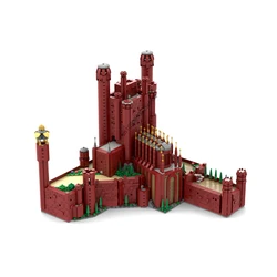 4582Pcs Moc Game of Thrones The Red Keep Medieval Castle Building Blocks Model Architecture Bricks Toys Kids Gifts