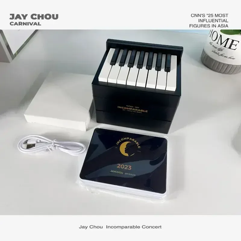 Playable Jay Chou Piano Desk Calendar Desktop Peripheral Ornaments. Each Card Is A Weekly Calendar Card with Piano Sheet Music.