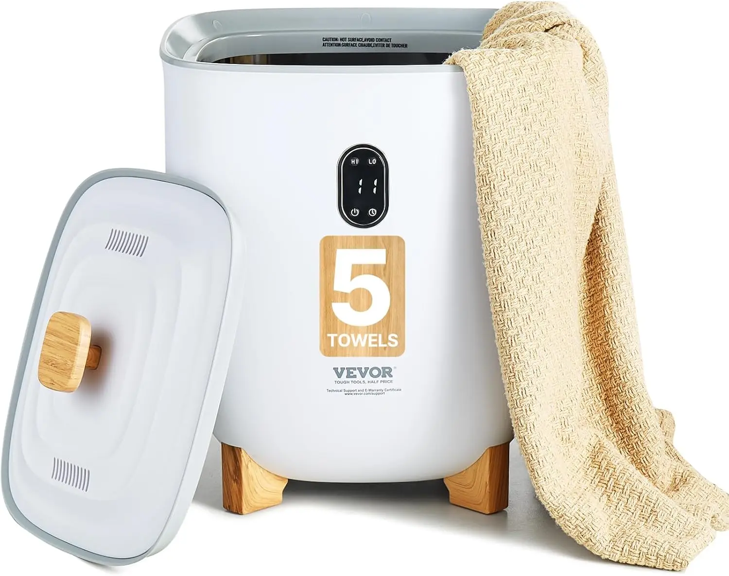 

Полотенцесушитель объемом 25 л с автоматическим отключением, подогревом 5 больших полотенец и многое другое для комфорта ванной комнаты в спа-салоне