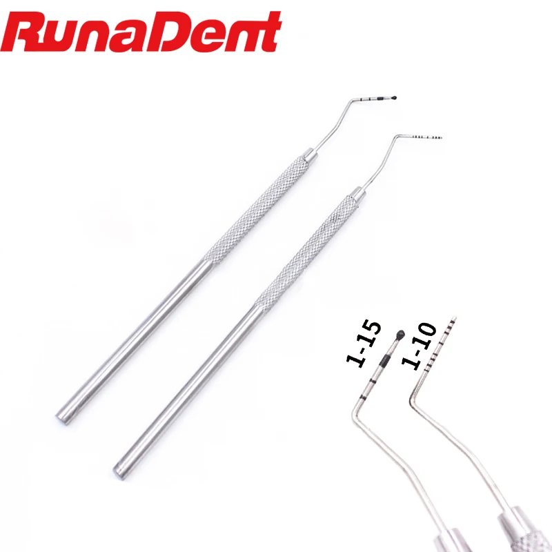 Dental Periodontal Calibration Probe Ruler Stainless Steel  2 Type for Your Choice