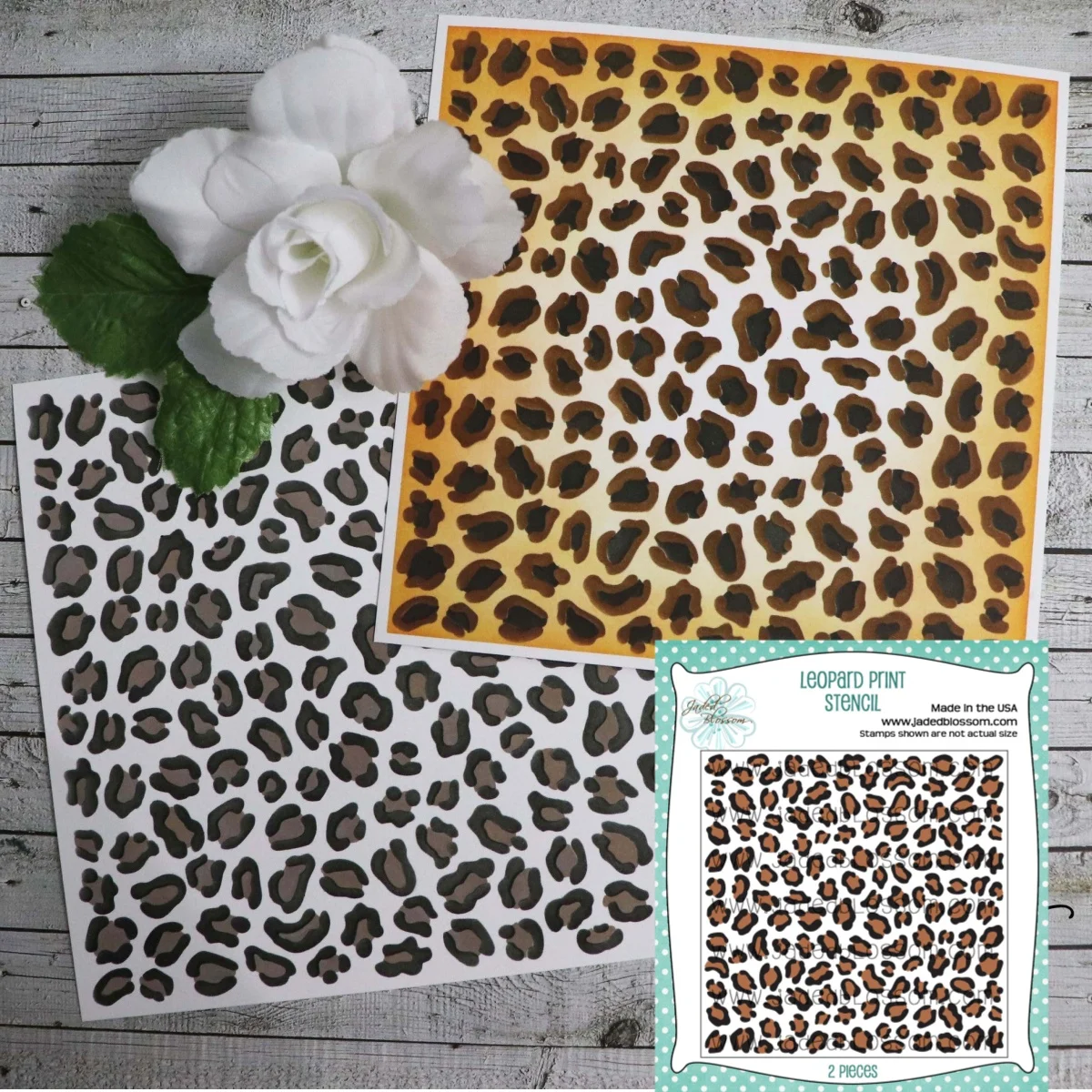 

Leopard Print Stencil for DIY Scrapbooking Craft Decoration Embossing Template Supplies Greeting Card Handmade 2025 New Arrivals