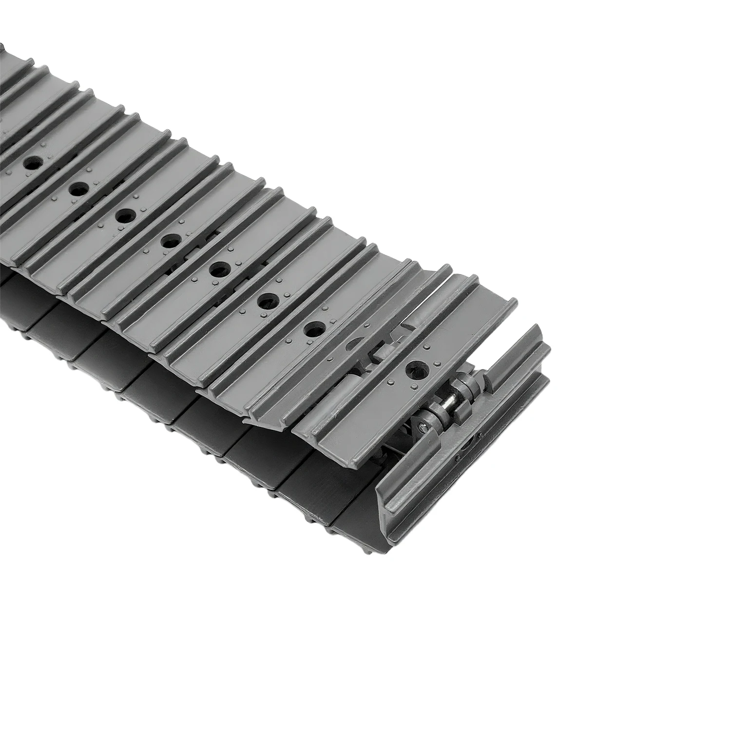 50MM 아연 합금 크롤러, 원격 제어 굴삭기 불도저 모델 개조 및 업그레이드 섀시 크롤러에 적합