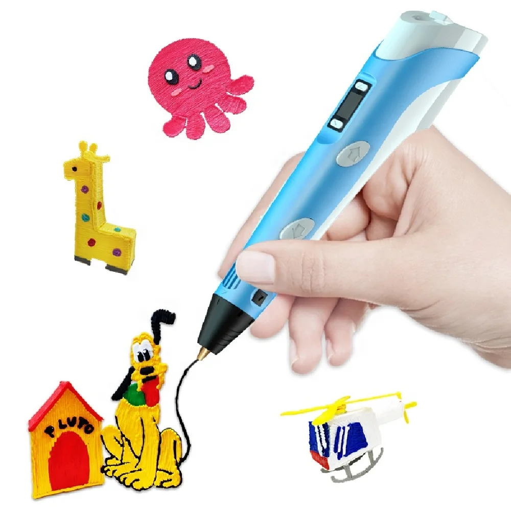 

STLFCreat3D 3d Printer Pen 3d Drawing Art Pen 1.75mm Plastic Filament for Kids 3d Printing Pen With Lcd Screen