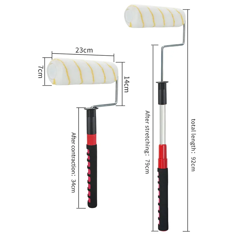 9' Extendable Birdcage Roller Stand Paint Roller Set For Painting Rolling Frame Extension Rod Paint Projects