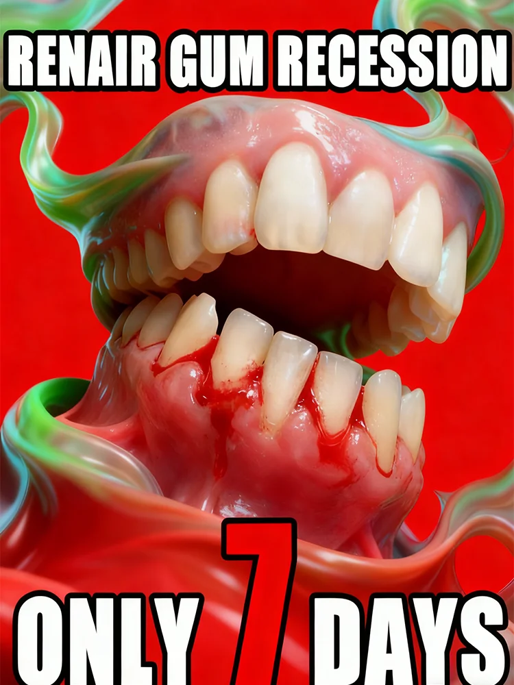

Don't panic if your gums are receding! Tʜᴇʏ ᴡɪʟʟ ʀᴇɢᴇɴᴇʀᴀᴛᴇ ᴀɴᴅ ᴄᴏᴠᴇʀ ʏᴏᴜʀ ᴛᴇᴇᴛʜ ɪɴ 7ᴅᴀʏs