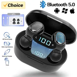 E7S TWS Wireless Headphones Bluetooth earphone Control Sport Headset Waterproof Microphone Music Earphone Work On All Smartphone