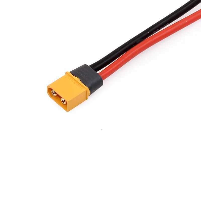 Amass XT60H หญิงชายปลั๊ก 12AWG/10AWG ซิลิโคนยืดหยุ่นสายไฟ 10/20/30/40/50 ซม.แบตเตอรี่ Accesspries DIY