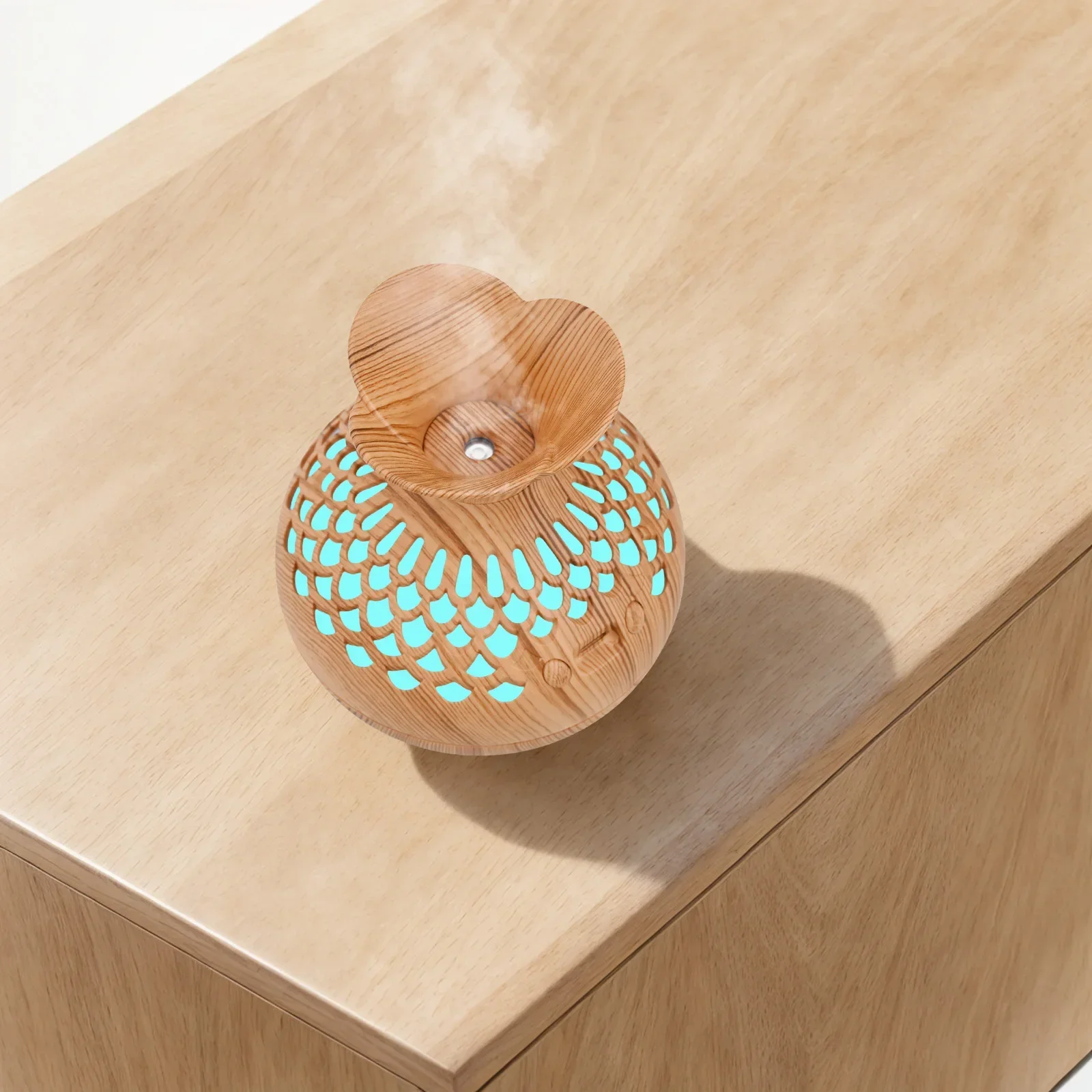 Efficient Aroma Humidifier and Diffuser for Stress Reduction and Air Improvement Compact Design for Home and Office