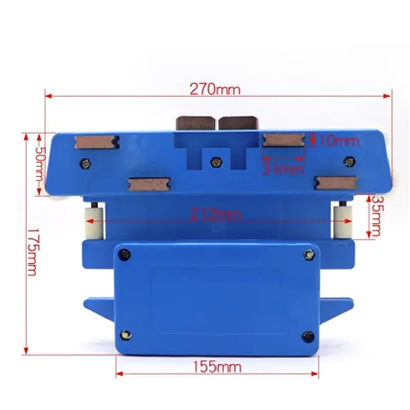 Crane Collector 3-Pole 4-Pole JD-3/4-100A Tubular Sliding Contact Wire Dedicated Conductive Slider Carbon Brush