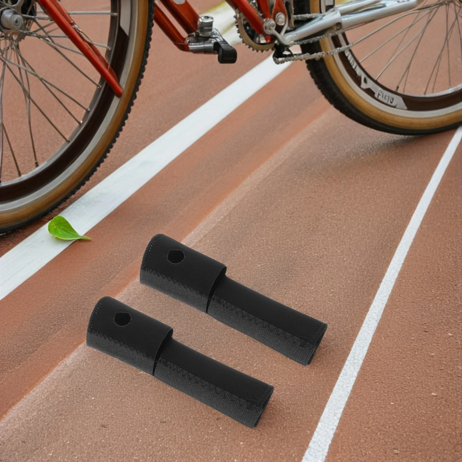 

2Pcs Mountain Bike Front Fork Guard Protector Shock Absorber Cover Suspension Fork Frame Wrap Protective Off-Road