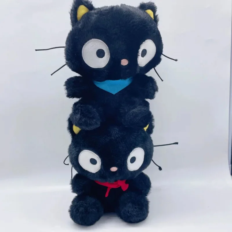 1/2pcs 25cm Japanese Anime Chococat Plush Ghibli Black Jiji Cat Doll Kawaii Black Cat Soft Stuffed Animal Plushie Doll Toys Gift