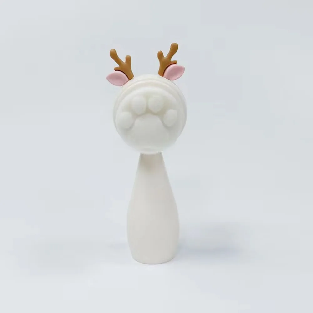 فرشاة تنظيف الوجه المحمولة، فرشاة سيليكون مع شعيرات ناعمة، فرشاة تنظيف رغوية، مجموعة مكياج كاملة مبتكرة لطيفة على شكل مخلب قطة #6