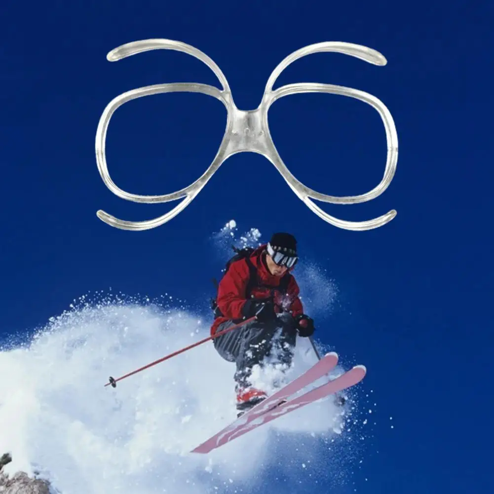 Ski Goggles Myopia Frame Anti-Scratch Insert Design Snowboard Goggles Myopia Lens Frame Skiing Glasses Embedded Sunglasses