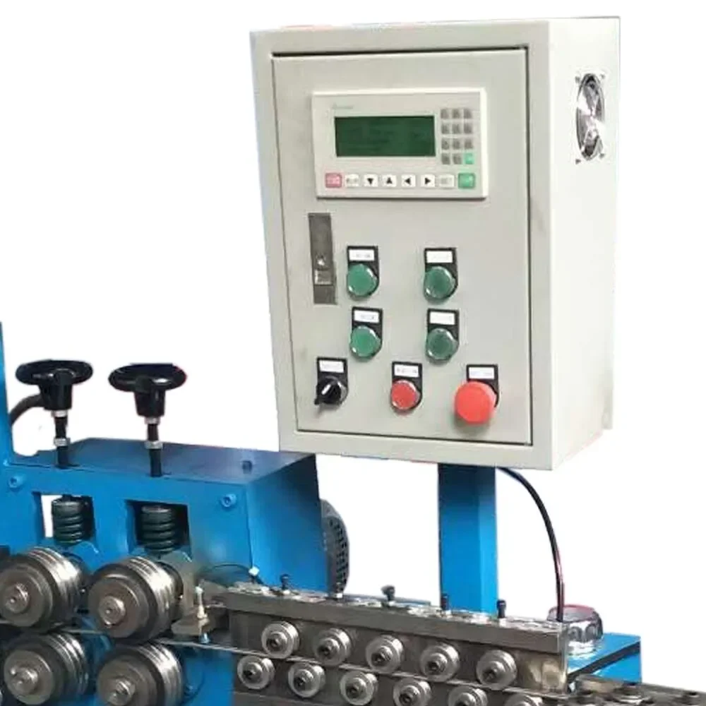 stainless steel cutting straightening cnc Servo Controlled Automatic Wire straightener and cutting brass straightening machine