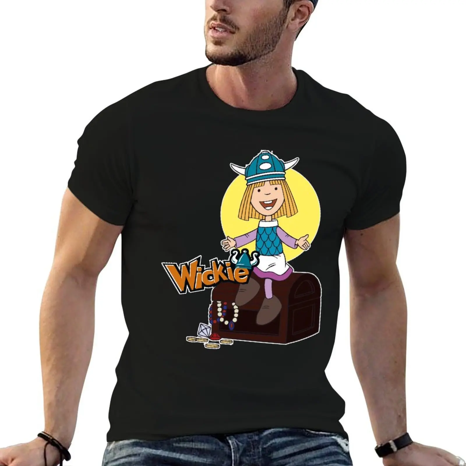 men cotton strong t Wickie shirts T-Shirt and treasure, for t series shirt personalised man the find