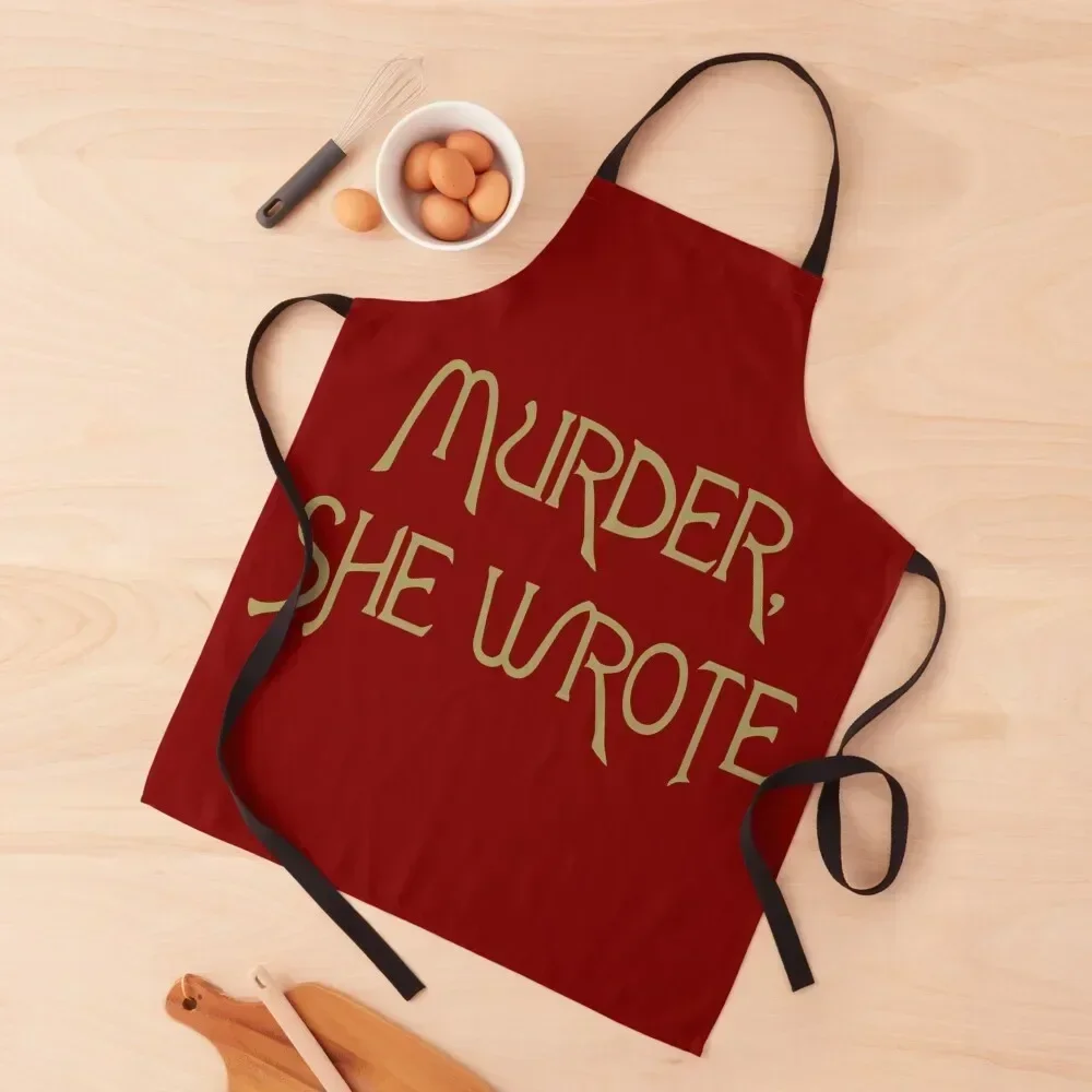 Murder She Wrote Apron bib Kitchen Supplies Kitchen Household Items Apron