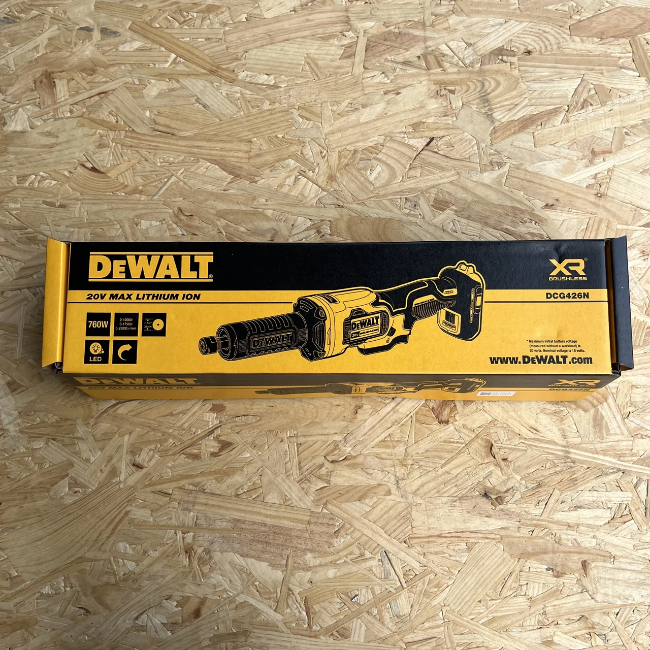 DEWALT DCG426 20V 브러시리스 가변 속도 다이렉트 그라인더 연마 도구(기계 본체 전용)