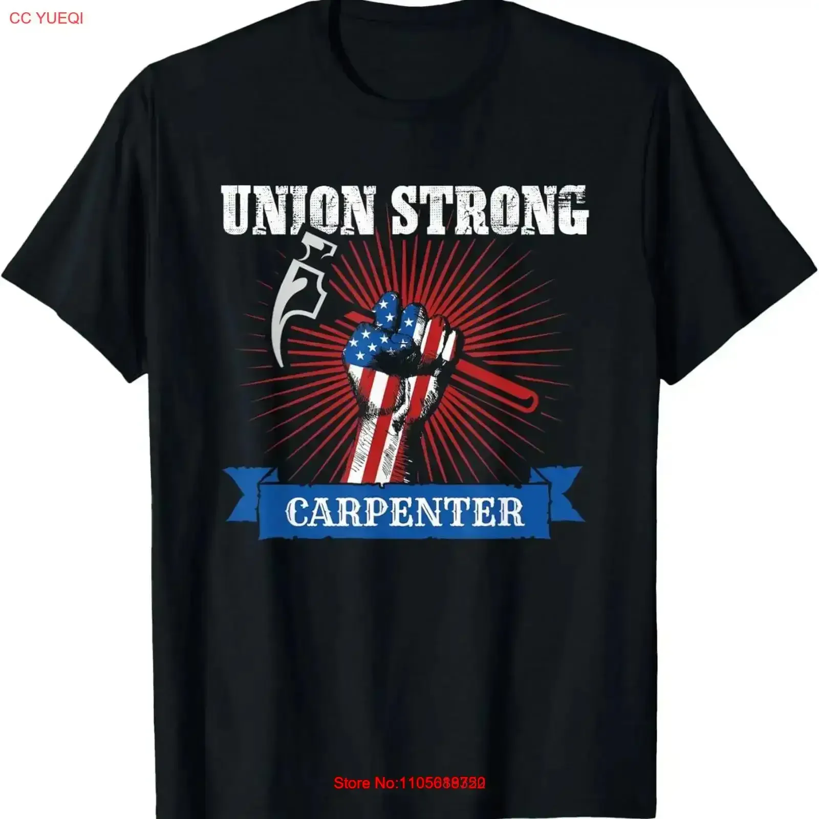 American Flag Of A Carpenter Worker Union For Labor Day T Shirt vintage Washed fashion Soft homme Stylish vintage Washed